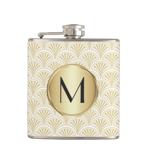 Deco Fläkt Mönster Monogram Fickplunta
