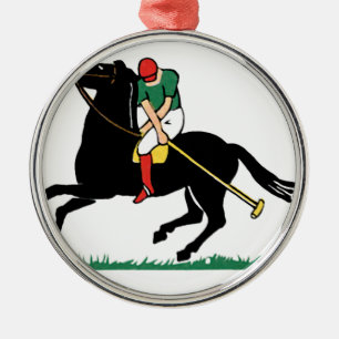 Deco hästPolo Julgransprydnad Metall