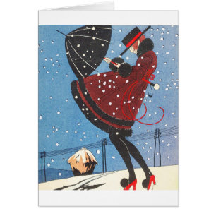 Deco illustration hälsningskort