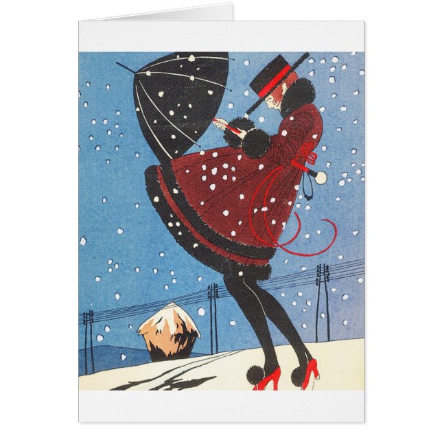 Deco illustration hälsningskort (Framsidan)