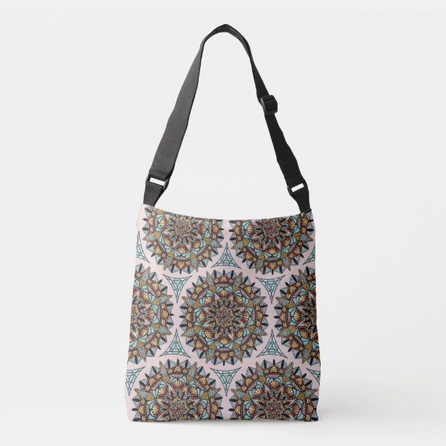 Deco Mandala Mönster Tote Bag Axelväska (Framsida)