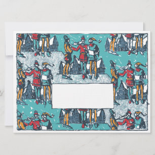 Deco Medieval Carolers 1920
