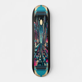 "Deco Metropolis Deck" Mini Skateboard Bräda 18,5 Cm