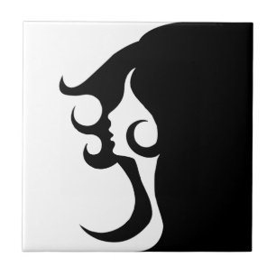 Deco Mod Woman Kakelplatta