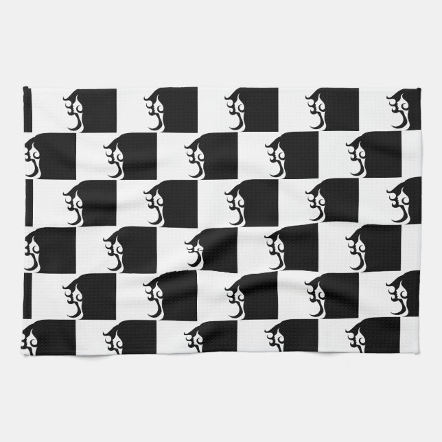 Deco Mod Woman Kökshandduk (Horisontell)