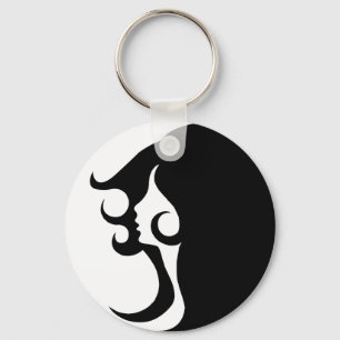 Deco Mod Woman Nyckelring