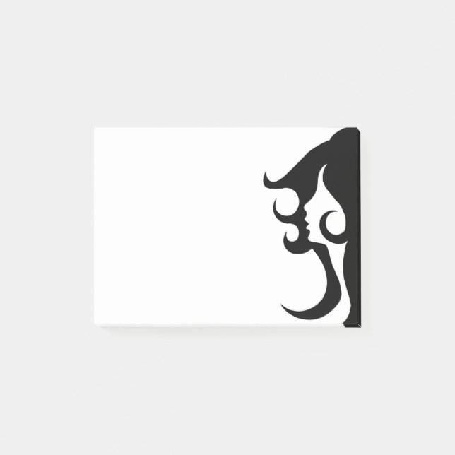 Deco Mod Woman Post-it Block (Framsida)