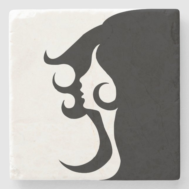 Deco Mod Woman Stenunderlägg (Framsidan)