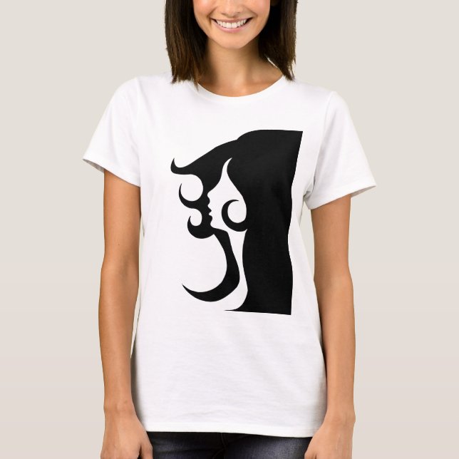 Deco Mod Woman T Shirt (Framsida)