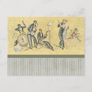 Deco Music Card Vykort