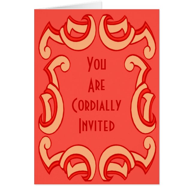 Deco Ram Hälsningskort (Framsidan)