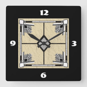 deco-ruta fyrkantig klocka