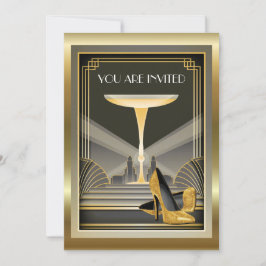 Deco Samtidigt Galahändelse 3 Inbjudan