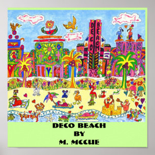 Deco strand poster