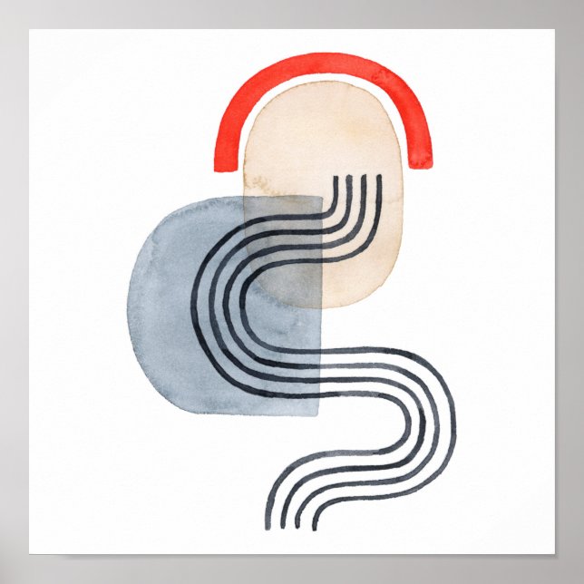 Deco Sunrise IV Poster (Framsidan)