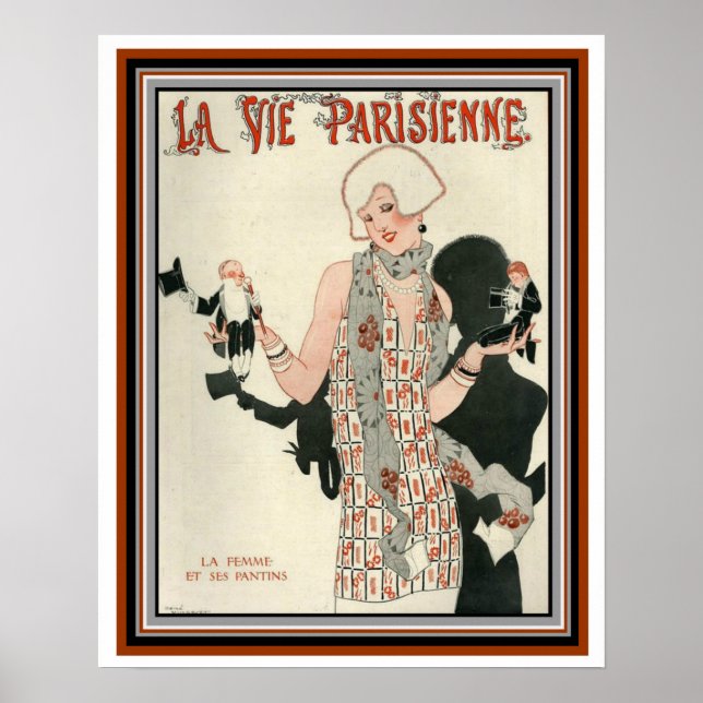 Deco-täckning för La Vie Parisienne 16 x 20 Poster (Framsidan)
