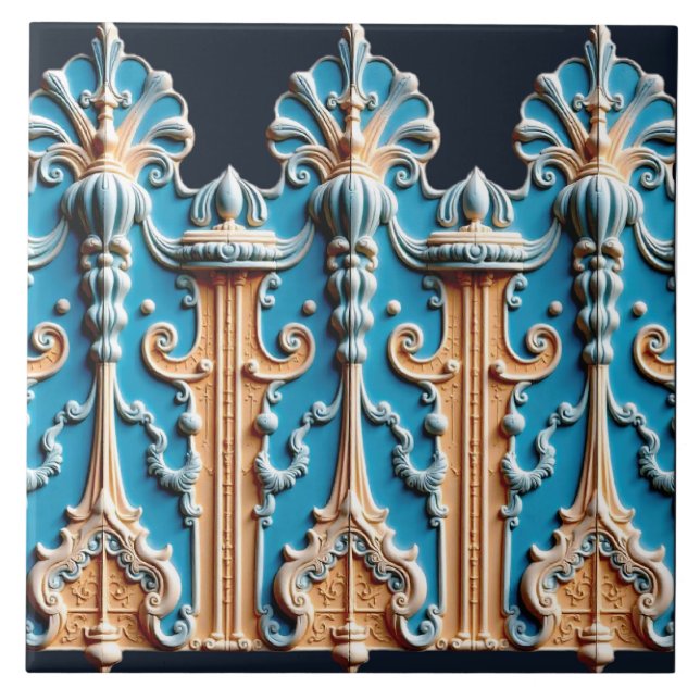 Deco Terra Cotta Kakelplatta (Framsidan)