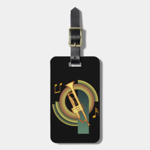 Deco trumpet bagagebricka