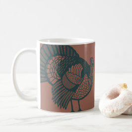 Deco Turkiet Thanksgiving Toffee Färg Mugg