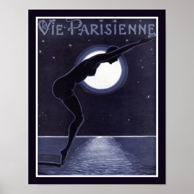 Deco Vie Parisienne 1920 Poster (Framsidan)