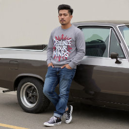 Decolonize Your Minds (Points) Lång Ärmad Tröja