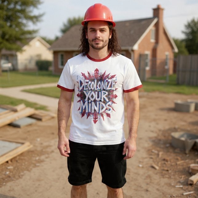 Decolonize Your Minds (Points) T Shirt (Skapare uppladdad)