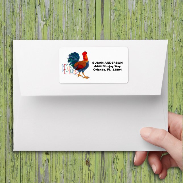 DeColores Cursillo Colorful Tupp-etikett Adressetikett (Skapare uppladdad)