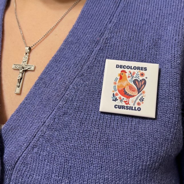 DeColores Cursillo Folk Art Tupp Kristen Knapp (Skapare uppladdad)