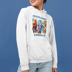 DeColores Cursillo Penseldrag Tupp Kors Duva T Shirt