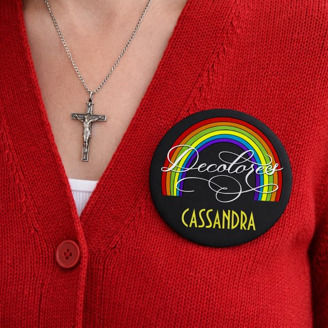 DeColores Cursillo Rainbow Faith Religion Knapp (Skapare uppladdad)