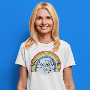 DeColores Cursillo Rainbow Faith Religion T Shirt