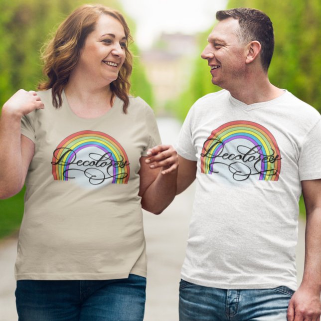 DeColores Cursillo Rainbow Faith Religion T Shirt (Skapare uppladdad)