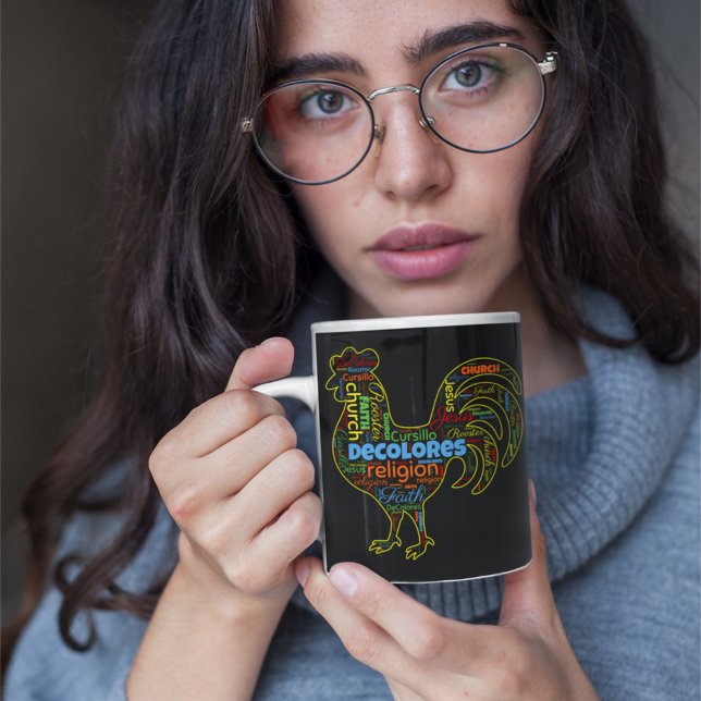 DeColores Cursillo Tupp Ord Cloud Kaffemugg (Skapare uppladdad)