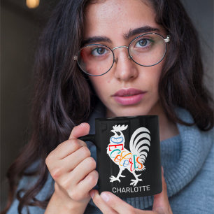 DeColores Cursillo Tupp White Silhouette Kaffemugg