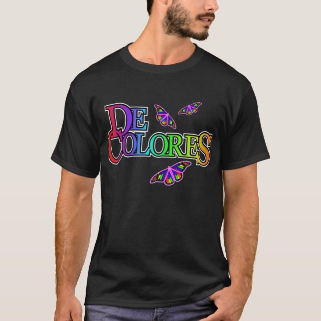 DeColores mörk T T-shirt (Framsida)