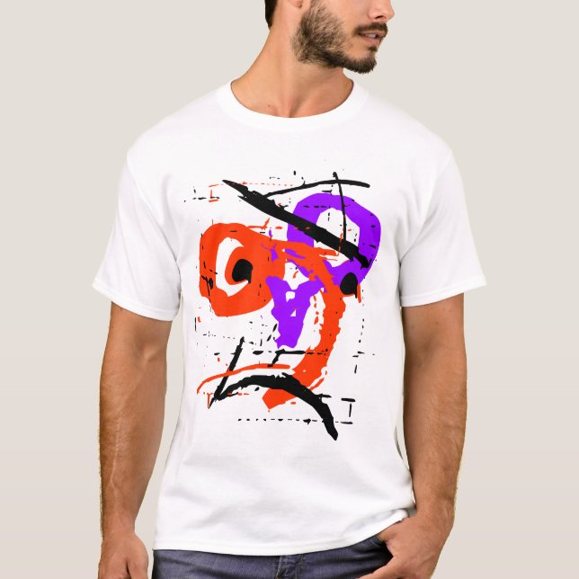 DECONSTRUCTED ANSIKTE TEE SHIRT (Framsida)