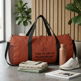 Deconstructed & Recovering Terracotta Duffel Bag 