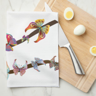 Decor Butterflies American MoJo Kitchen towel Kökshandduk