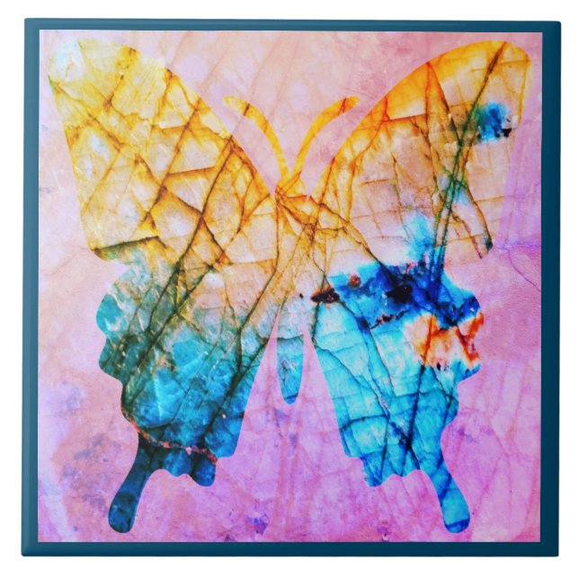 Décor Ceramic Tile - Dreaming Butterfly Kakelplatta (Framsidan)