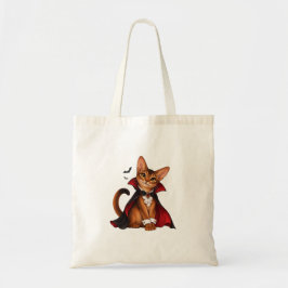 Decor Cute Abyssinian Cat Vampire Dracula Tygkasse