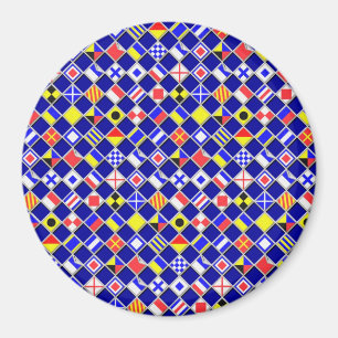 Decor för 3D-effektkontrollerade Nautiska Flagga Magnet