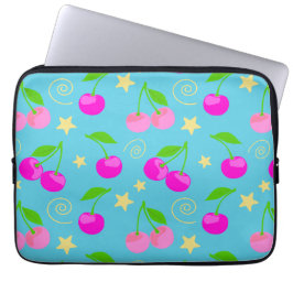 Decora Kei Cute Cherries Pattern Laptop Fodral