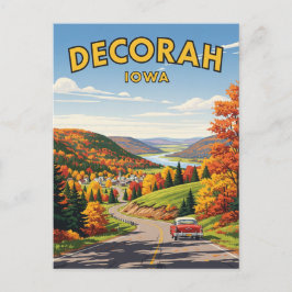 Decorah Iowa Resor Vykort