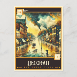 Decorah, Iowa   VINTAGE Vykort