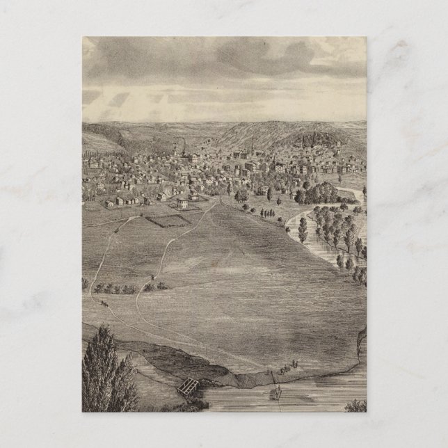 Decorah, Winnesheik Co, Iowa Vykort (Framsida)