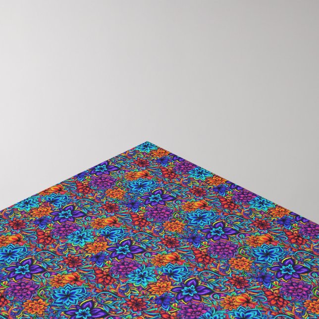 Decorated Canvastryck (Hörn (överst))