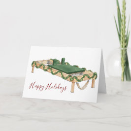 Decorated Pilates Reformer Illustration Kort