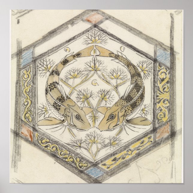 Decoratief ontwerpen met Gerrit Willem Dijsselhof Poster (Framsidan)