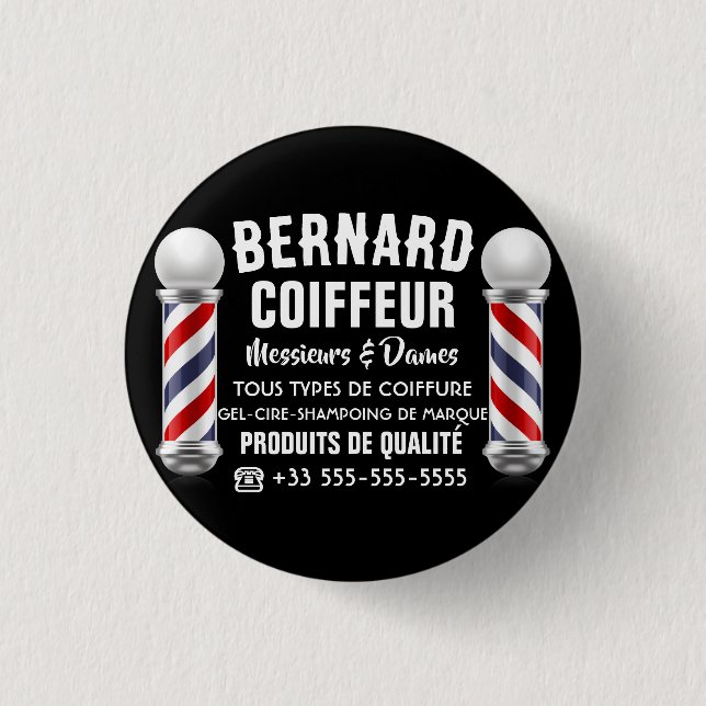 Décoration de salon de coiffure knapp (Framsida)