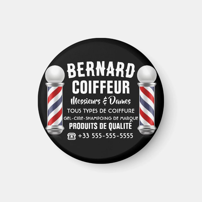 Décoration de salon de coiffure magnet (Framsidan)
